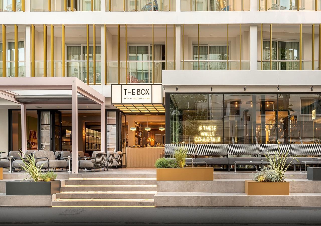 Hotel The Box Riccione Esterno foto